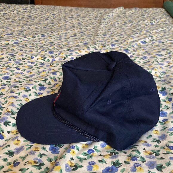 Vintage Duck Head Rope Hat – Navy Blue Embroidered Duck Logo Cap - Picture 4 of 6